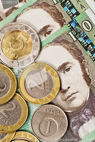 Image of  lithuanian money