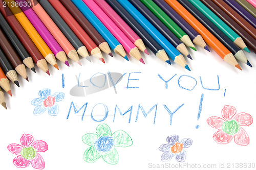 Image of Kid's mothers day drawing
