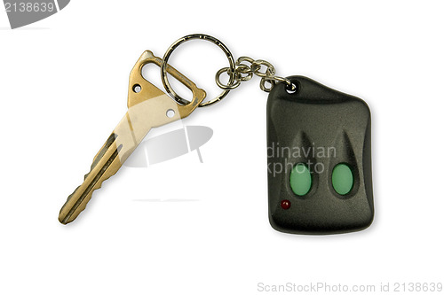 Image of car key with remote