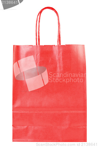 Image of red shopping paper bag 