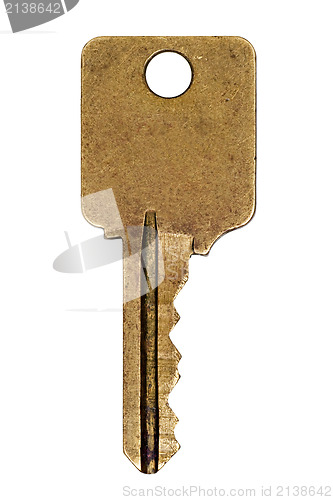 Image of old yellow key