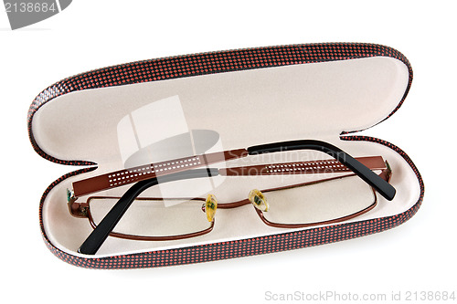 Image of glasses in the case