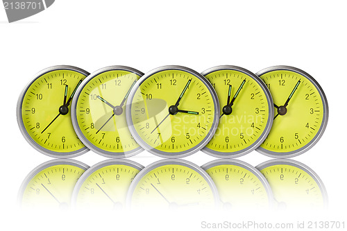 Image of Green clocks