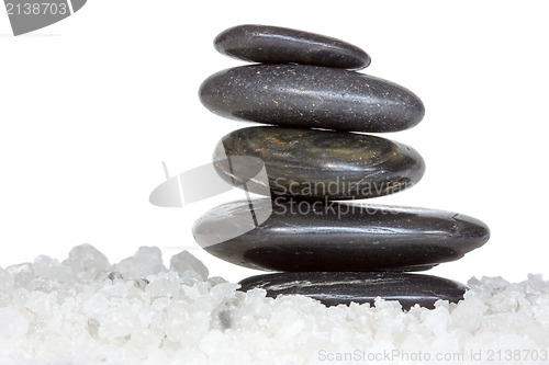 Image of Spa stones in a sea salt