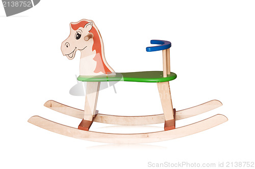 Image of wooden rocking horse