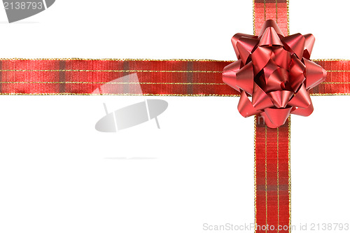 Image of red cross ribbon with bow