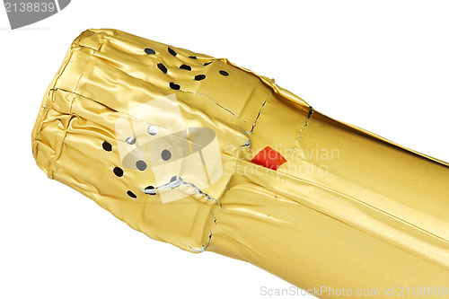 Image of Top of a champagne bottle