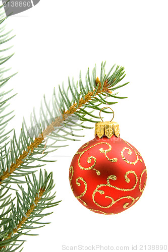 Image of part of Christmas tree