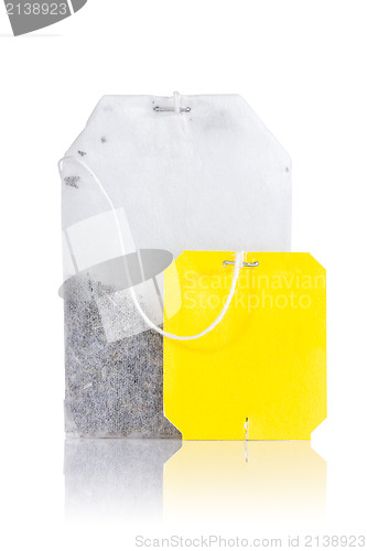 Image of Teabag with yellow label