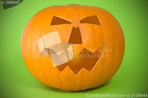 Image of scary halloween pumpkin