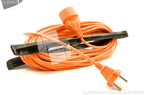 Image of orange extension cord 