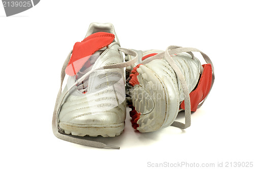 Image of pair of soccer shoes