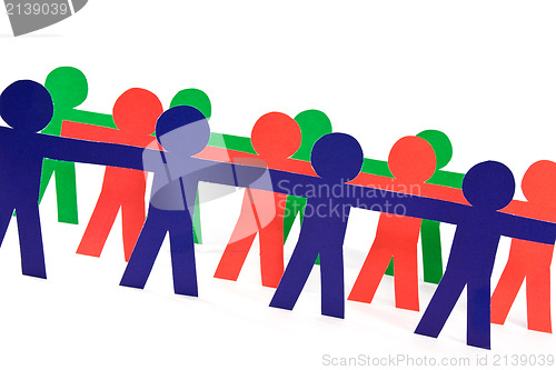 Image of people group doing teamwork