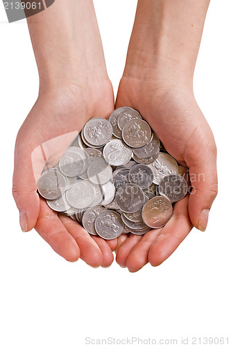 Image of Hands and coins