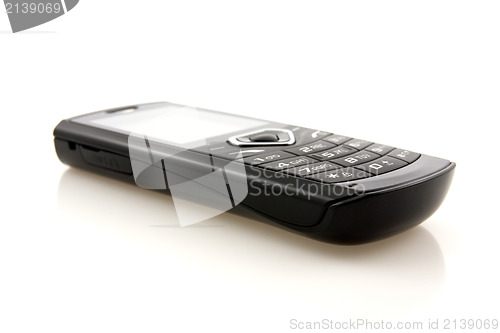 Image of black mobile phone 