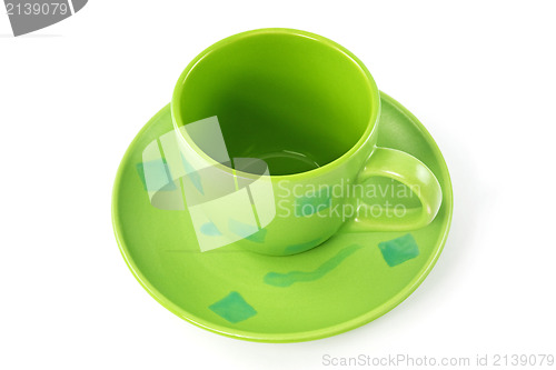 Image of green coffee cup