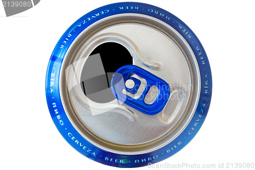 Image of can with beer names in different languages