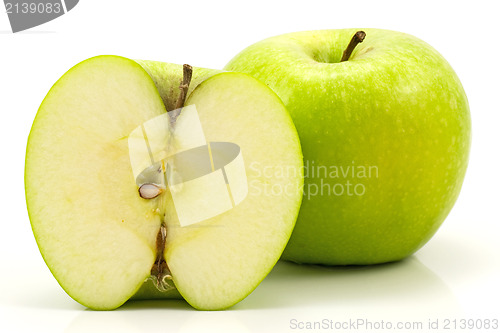Image of green fresh apples