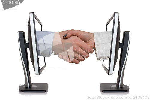 Image of Virtual handshake