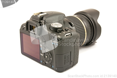 Image of rear view of photocamera