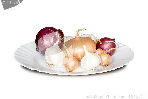 Image of plate with onions