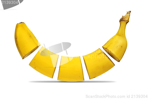 Image of sliced banana