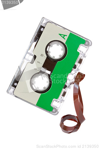 Image of audio cassette isolated on white background