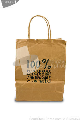 Image of Recycled paper bag