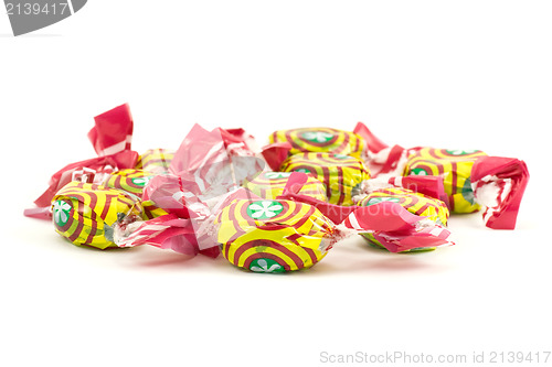 Image of colorful caramel sweets