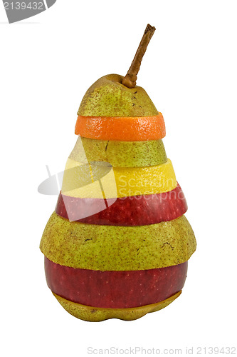 Image of colorful mixed fruits