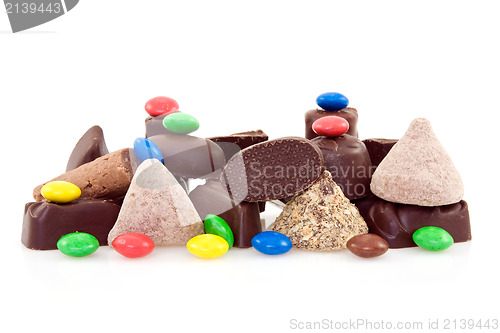 Image of pile of various sweets