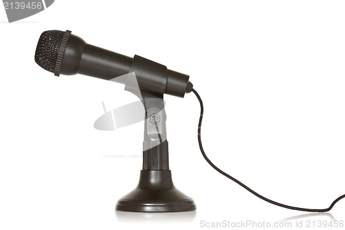 Image of Black dynamic microphone