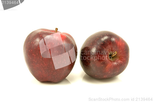 Image of two red apples