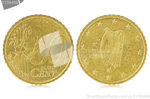 Image of Fifty euro cent of Ireland
