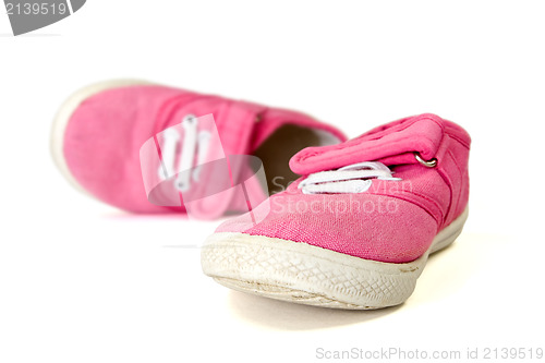 Image of pink baby shoes