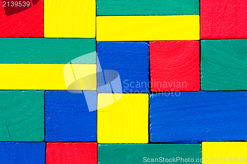 Image of Colorful wood texture