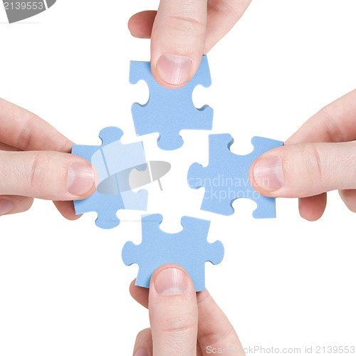 Image of teamwork and partnership  concept