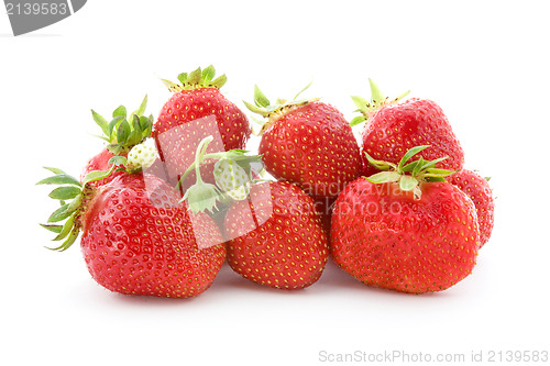 Image of pile of fresh strawberries