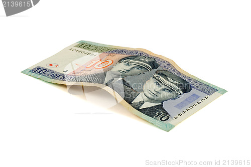 Image of ten litas banknote