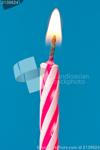 Image of happy birthday candle