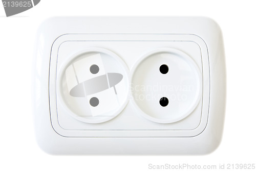 Image of white electric outlet