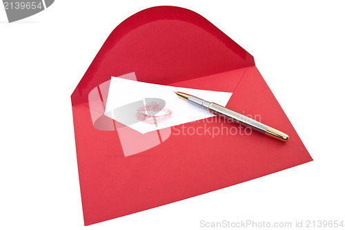 Image of Love Letter and pen