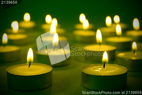 Image of warm burning candles