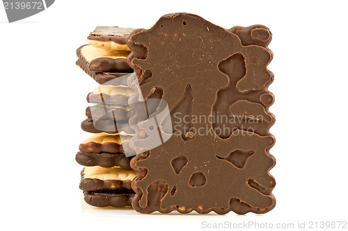 Image of pile of chocolate cookies