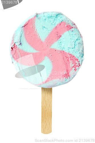 Image of fruity ice cream on the stick