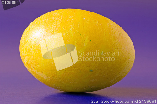 Image of yellow easter egg