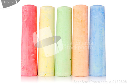 Image of Multi colored chalk 