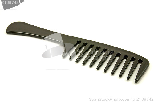 Image of black plastic comb