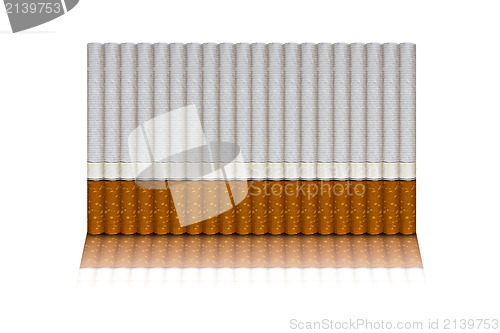 Image of twenty cigarettes