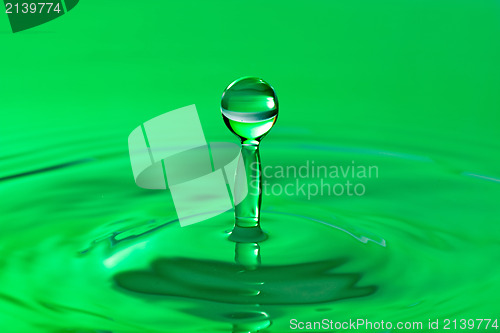 Image of green water